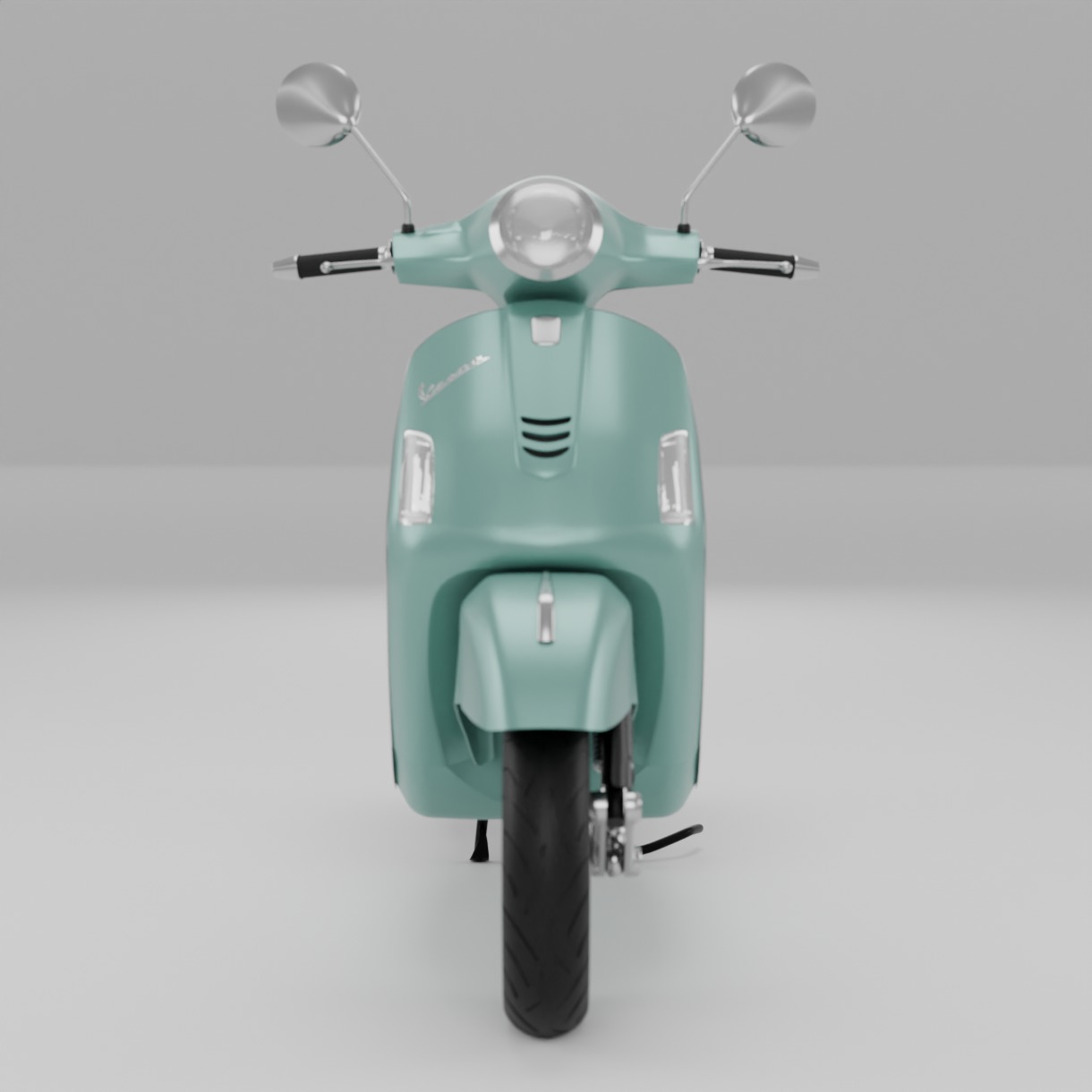 2019 - Piaggio Vespa GTS - 150 3D model_1