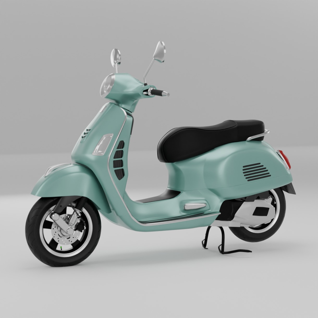 2019 - Piaggio Vespa GTS - 150 3D model_2