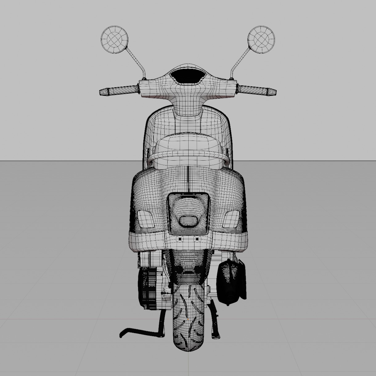 2019 - Piaggio Vespa GTS - 150 3D model_14