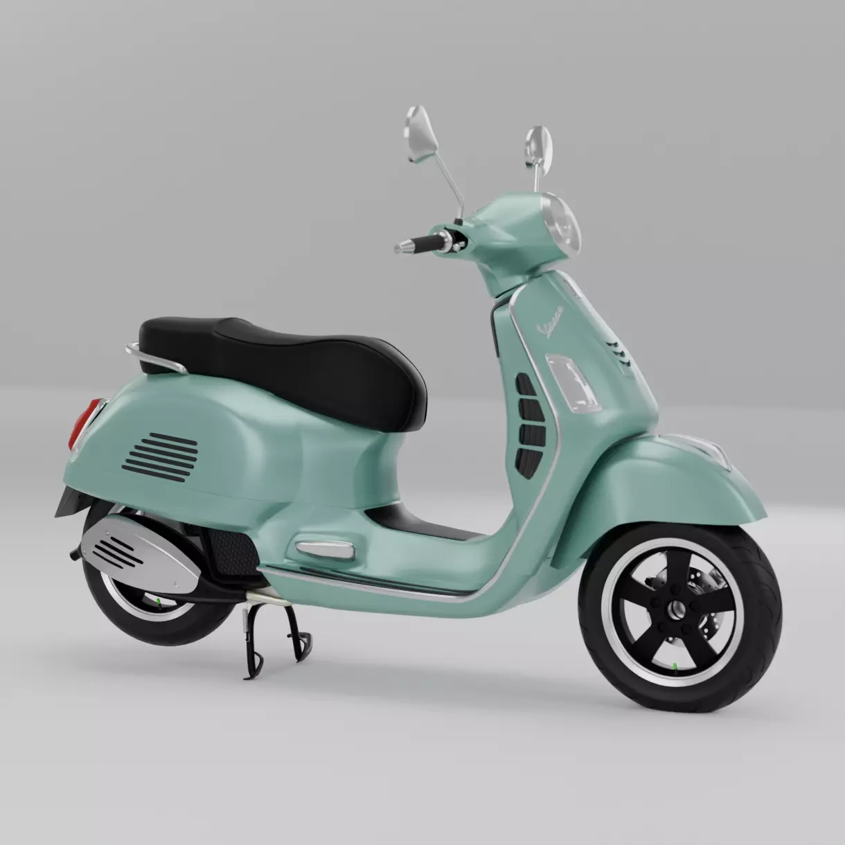 2019 - Piaggio Vespa GTS - 150 3D model_0