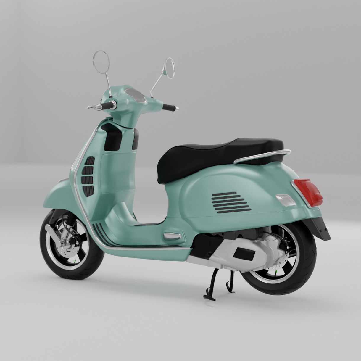 2019 - Piaggio Vespa GTS - 150 3D model_4