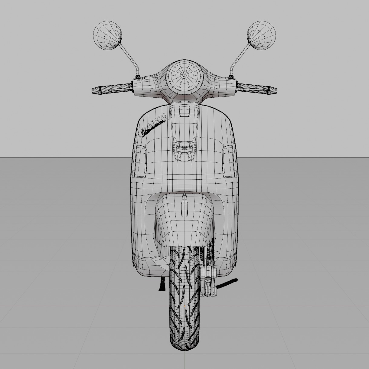 2019 - Piaggio Vespa GTS - 150 3D model_10