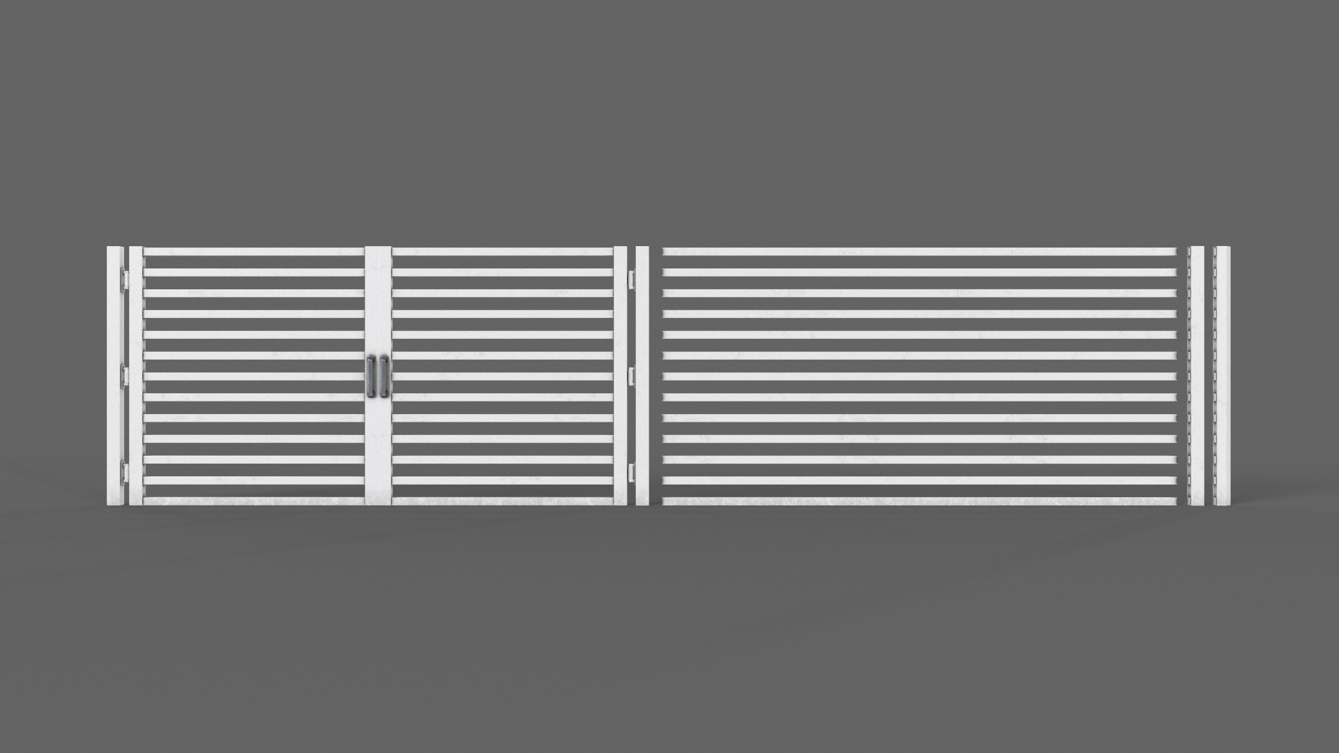 PBR Gate and Fence 3D Model Collection_77