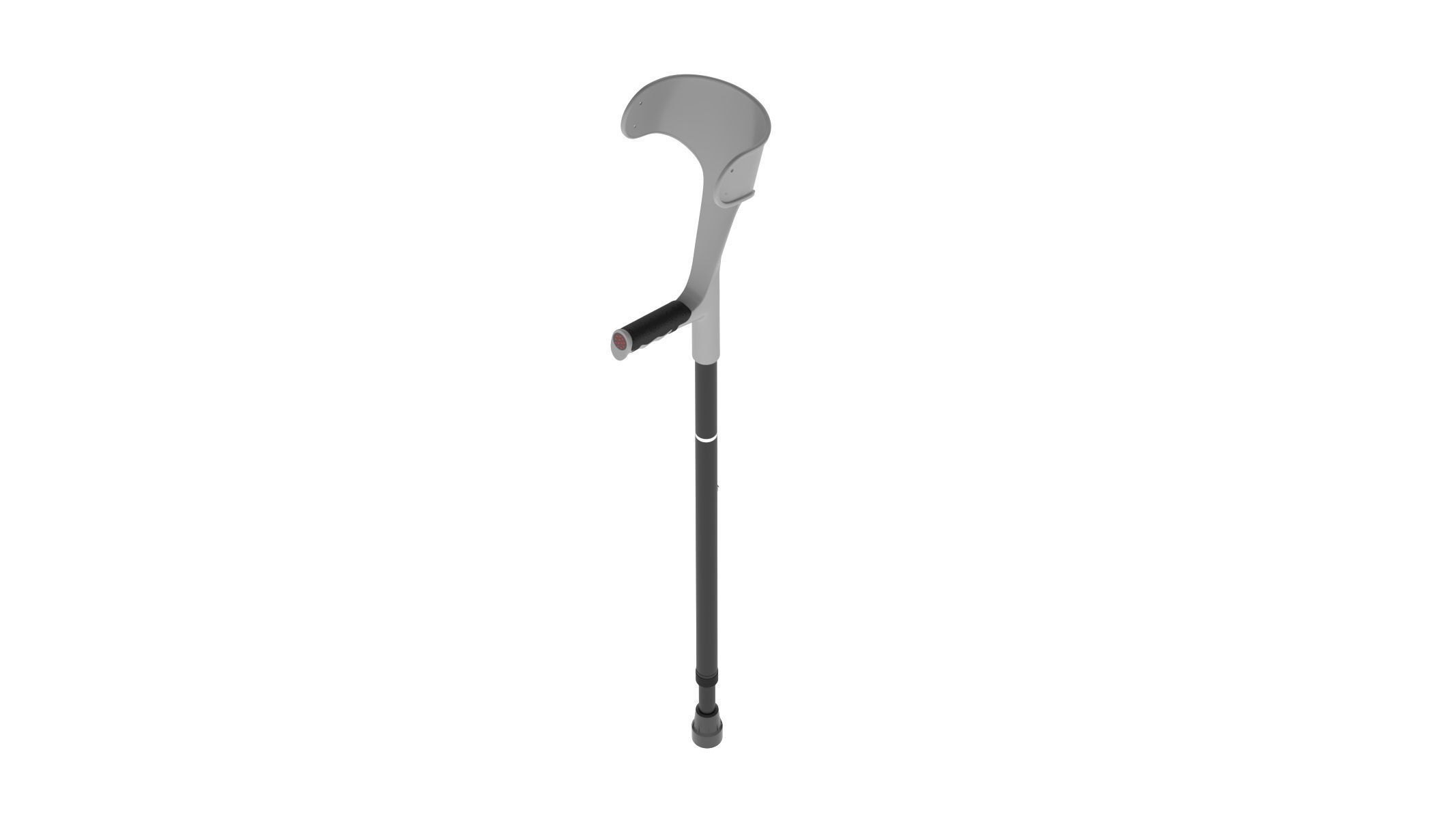 Medical Crutch 3D model_3