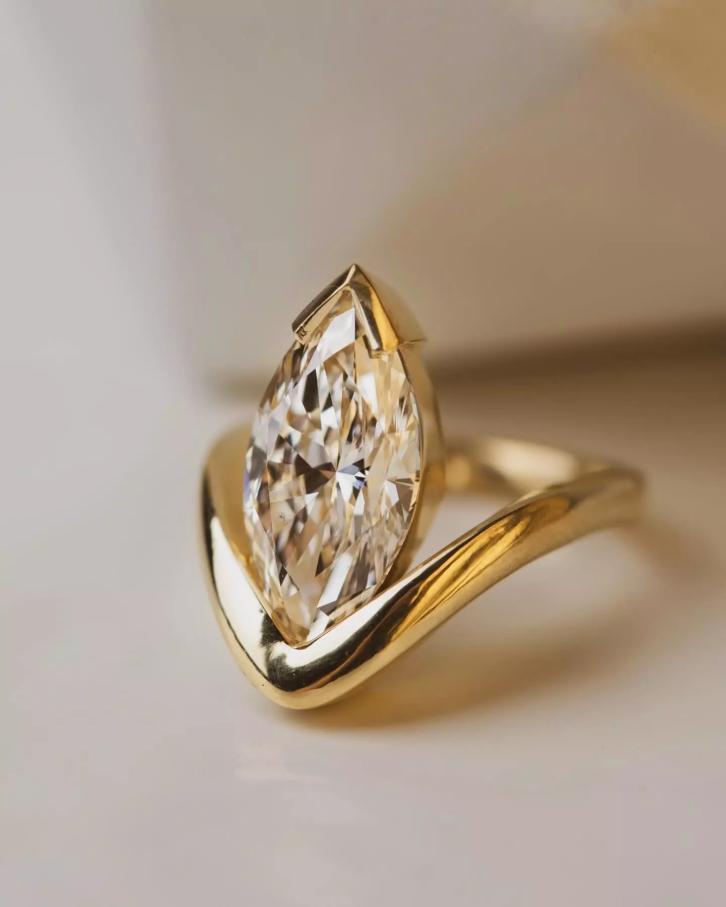  ring with  marquise diamond 3D print model_0