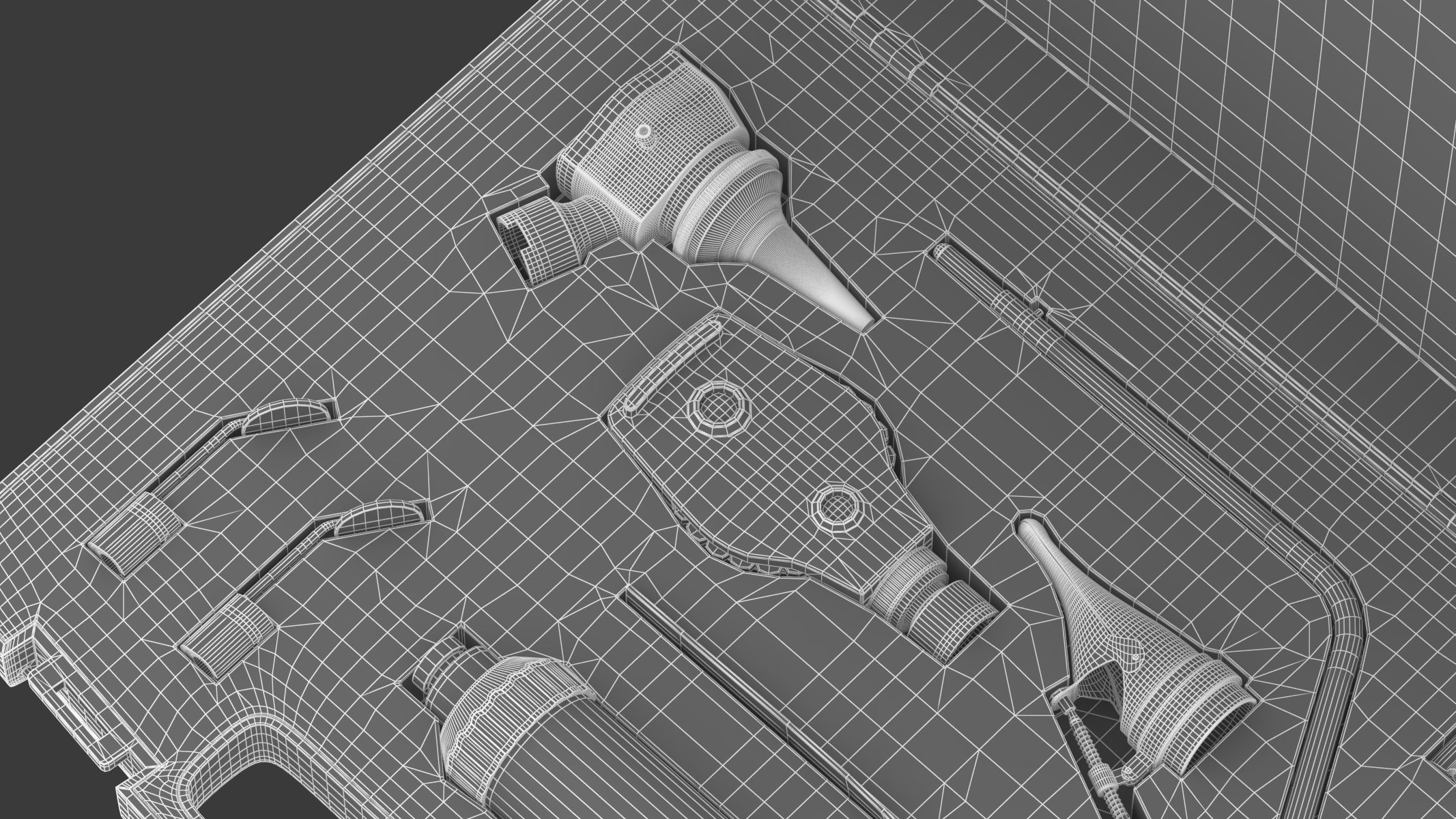 Medical Diagnostic Set 3D model_38