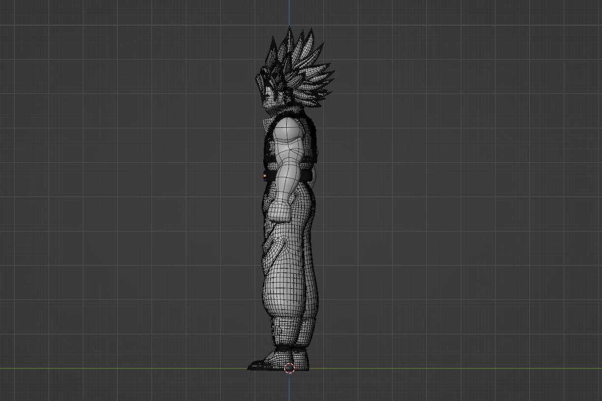 SSJ Trunks - Dragonball 3D model_10