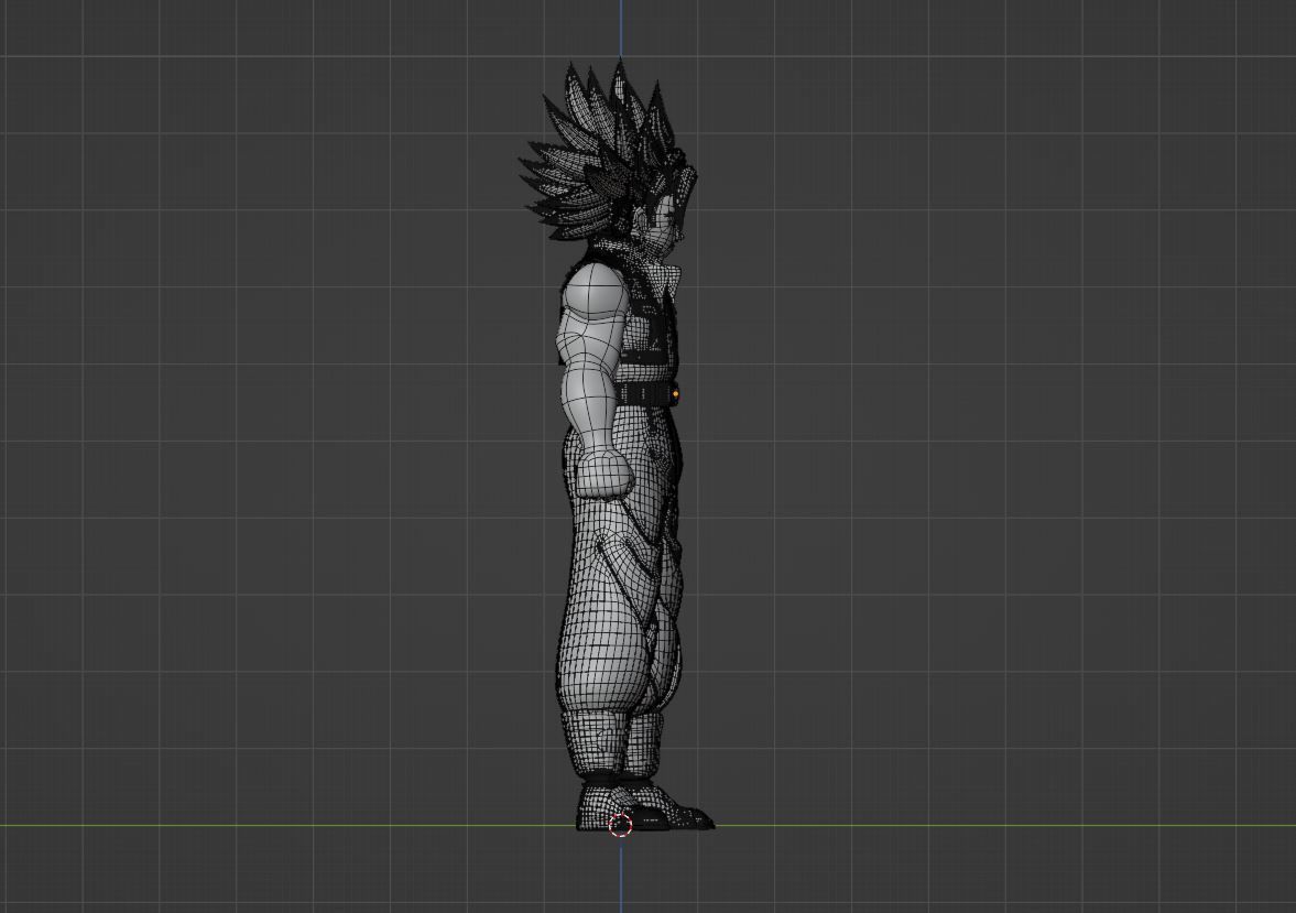 SSJ Trunks - Dragonball 3D model_12
