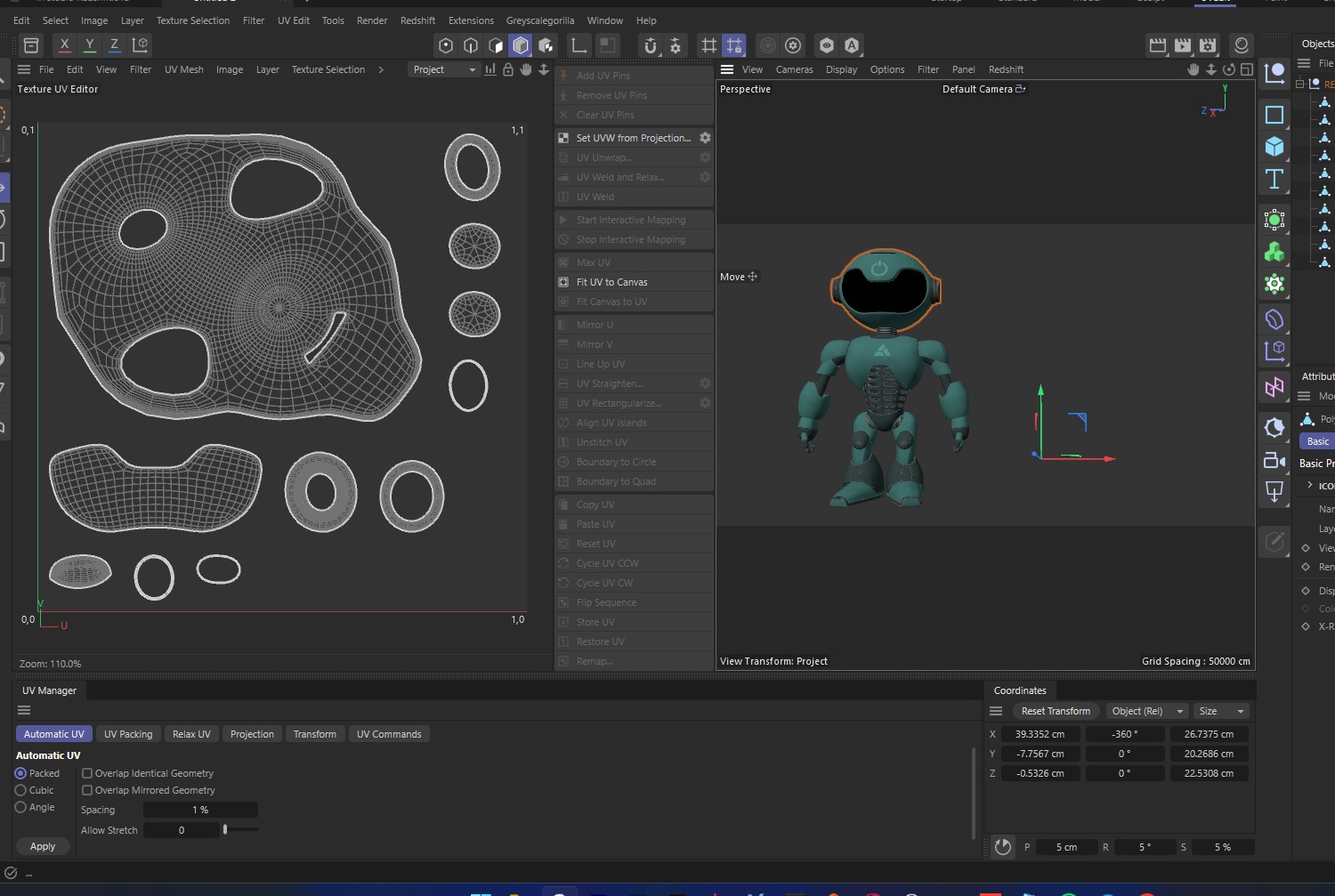 POWER ROBOT Low-poly 3D model_13