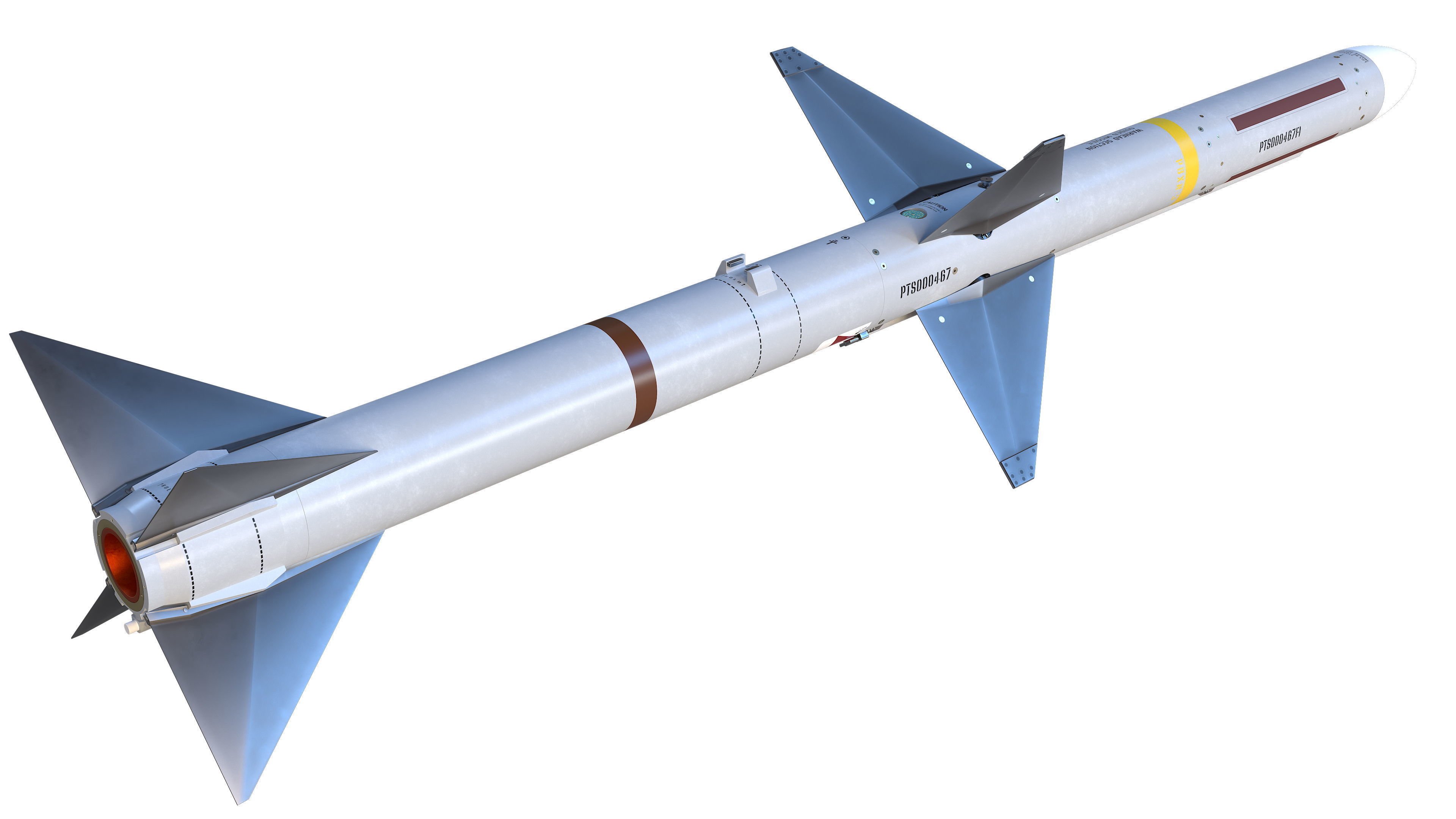 AIM-7 Sparrow 3D model_2