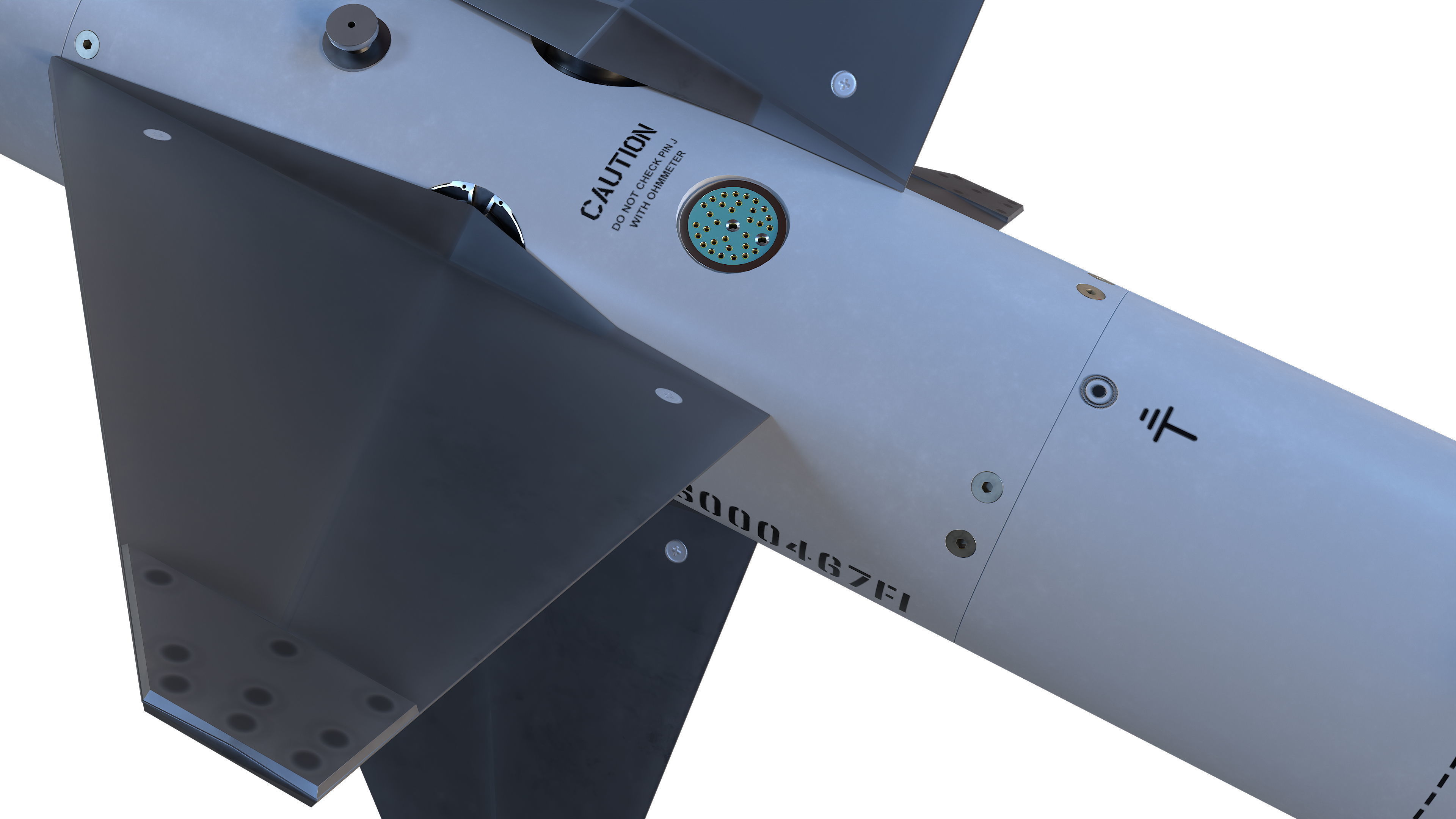 AIM-7 Sparrow 3D model_13