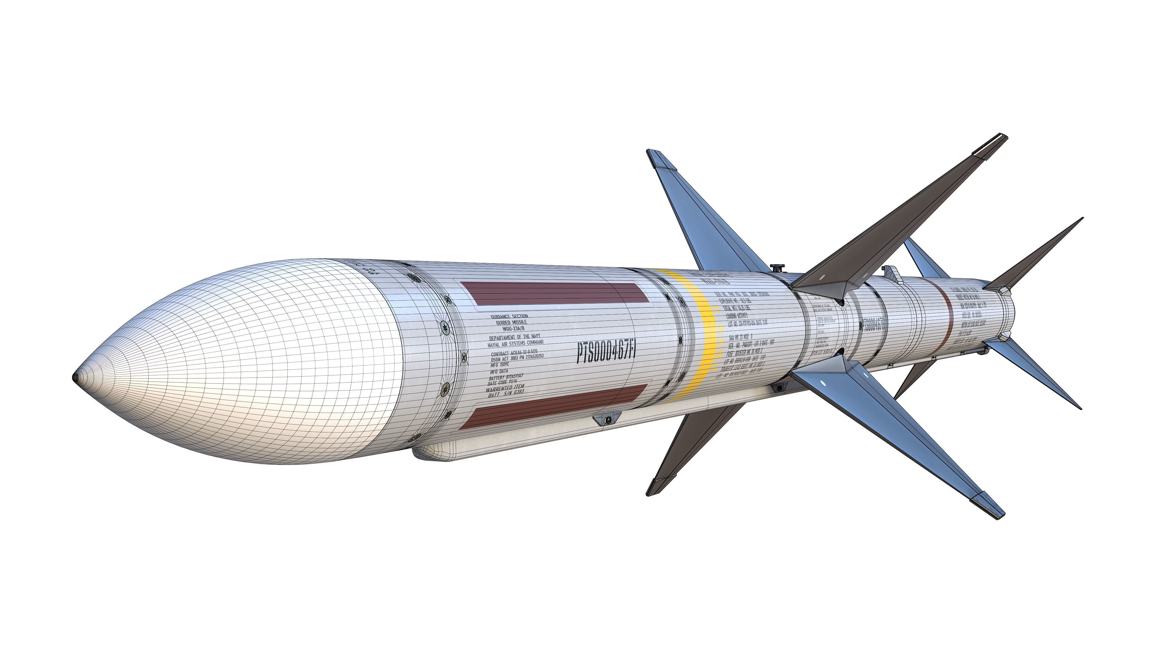 AIM-7 Sparrow 3D model_18