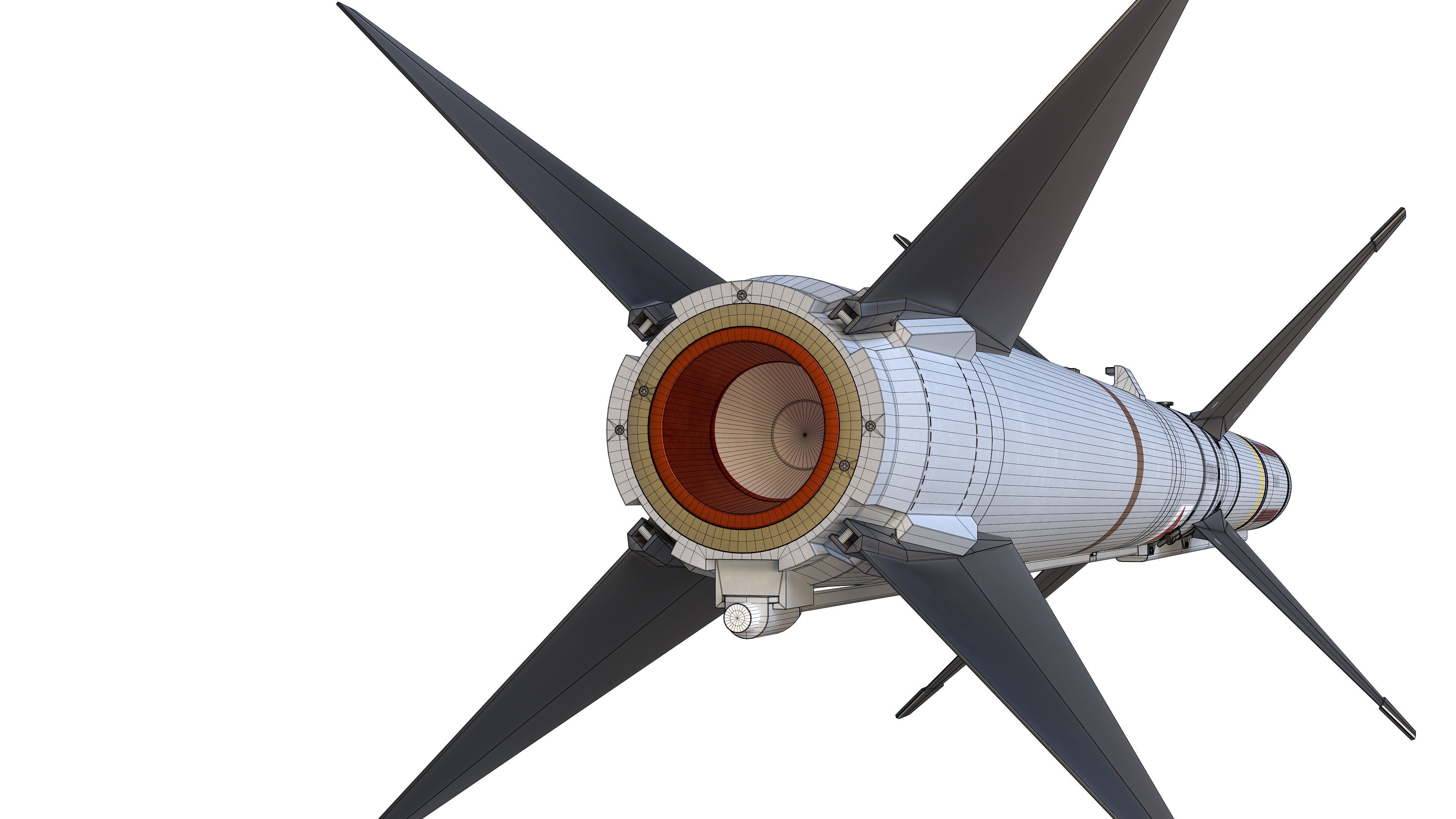 AIM-7 Sparrow 3D model_20