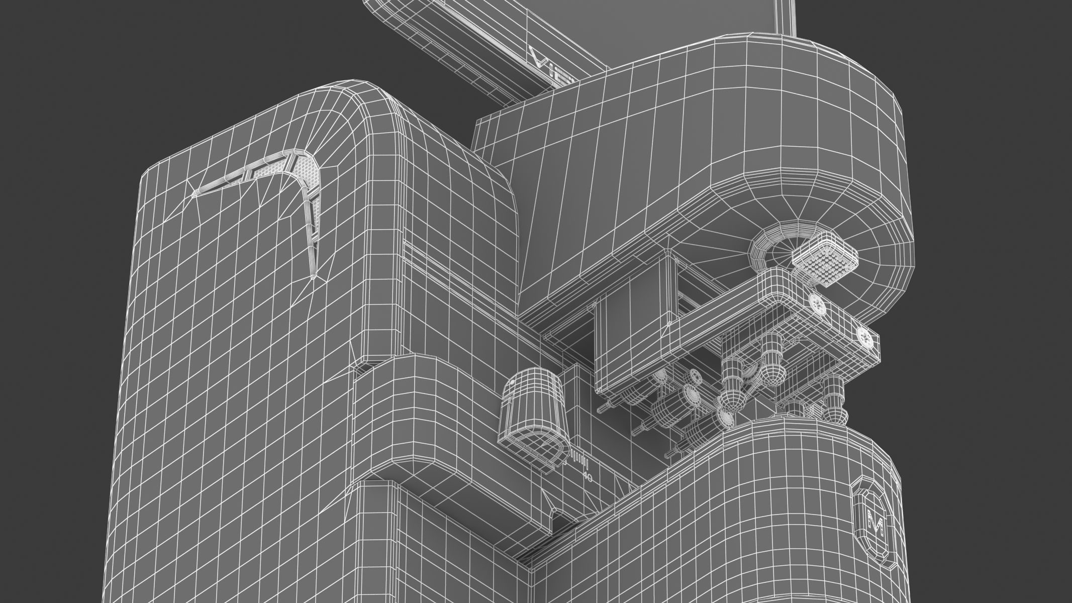 Medical Digital Lensmeter 3D model_40