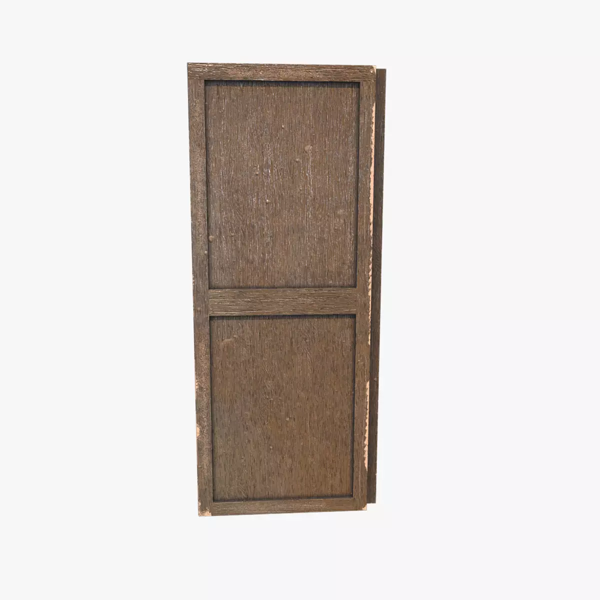 Medieval Window Part Left V02 Low-poly 3D model