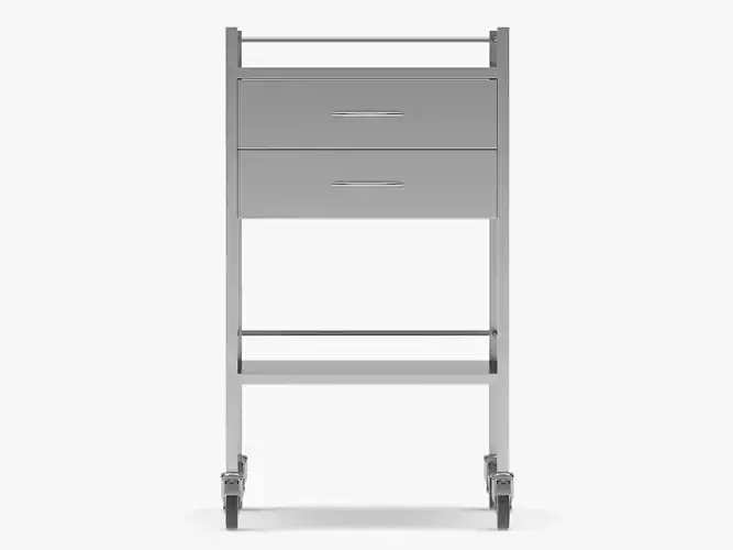 Medical Dressing Trolley 3D model