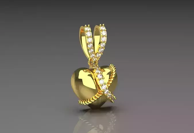 heart jewellery pendant jp0205