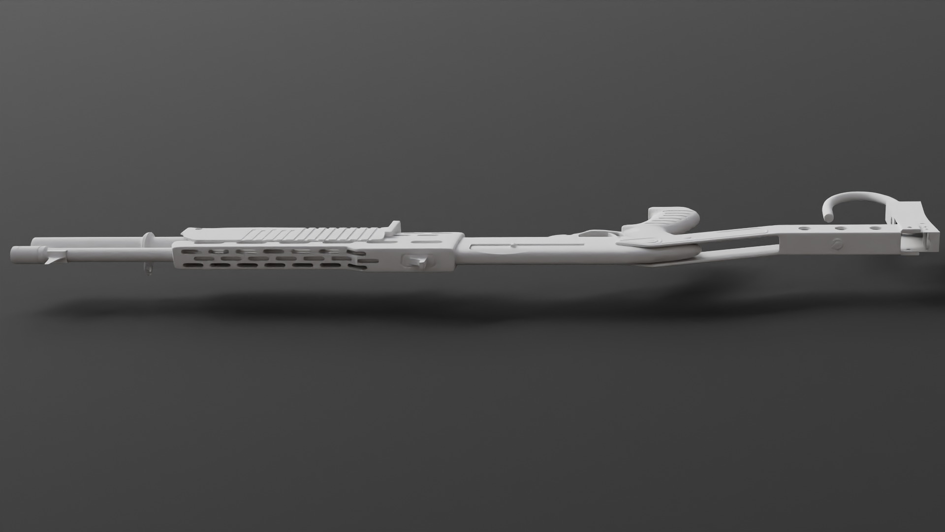 Sub-D Model Spas-12 No Textures 3D model_8