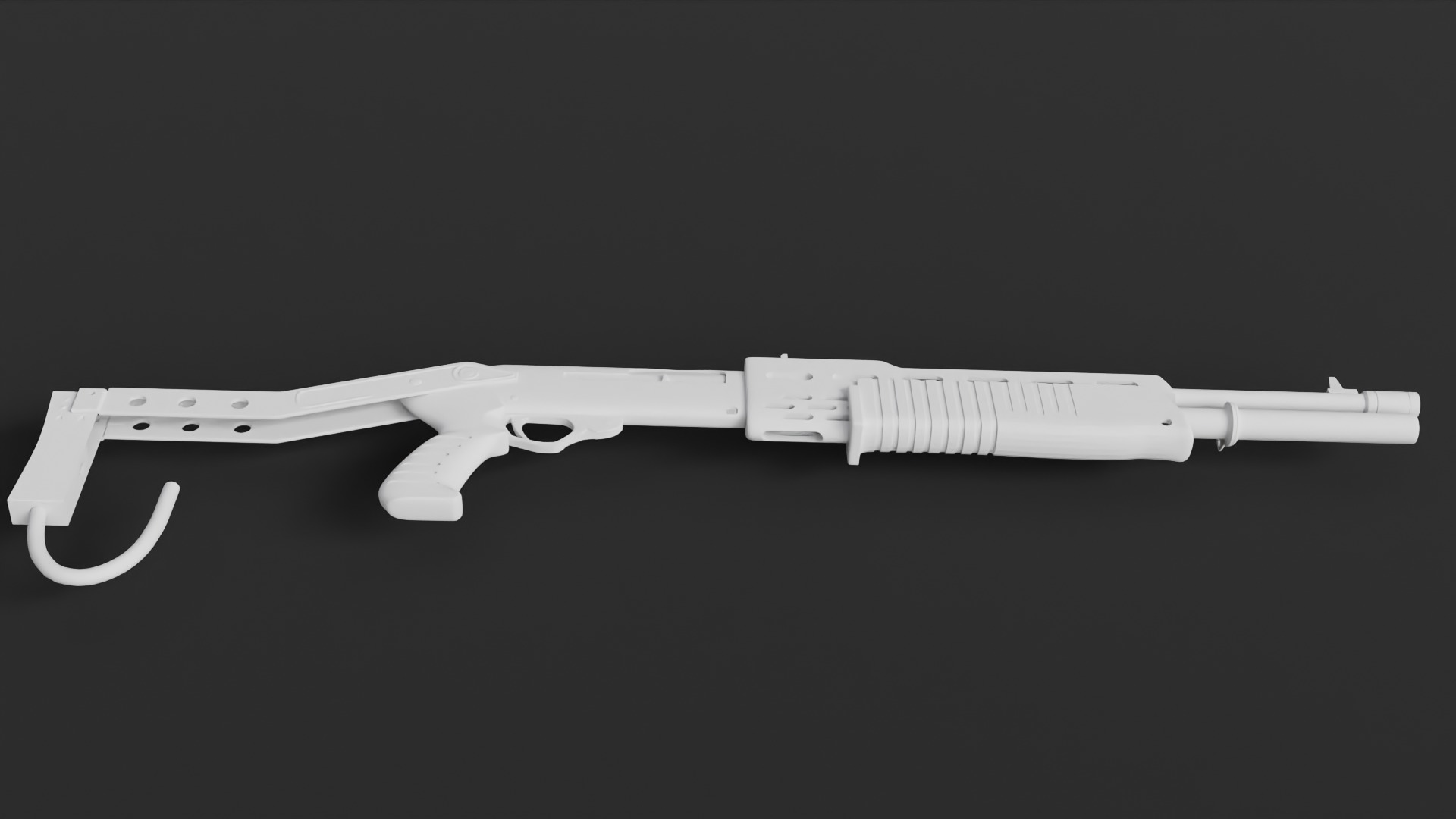 Sub-D Model Spas-12 No Textures 3D model_13