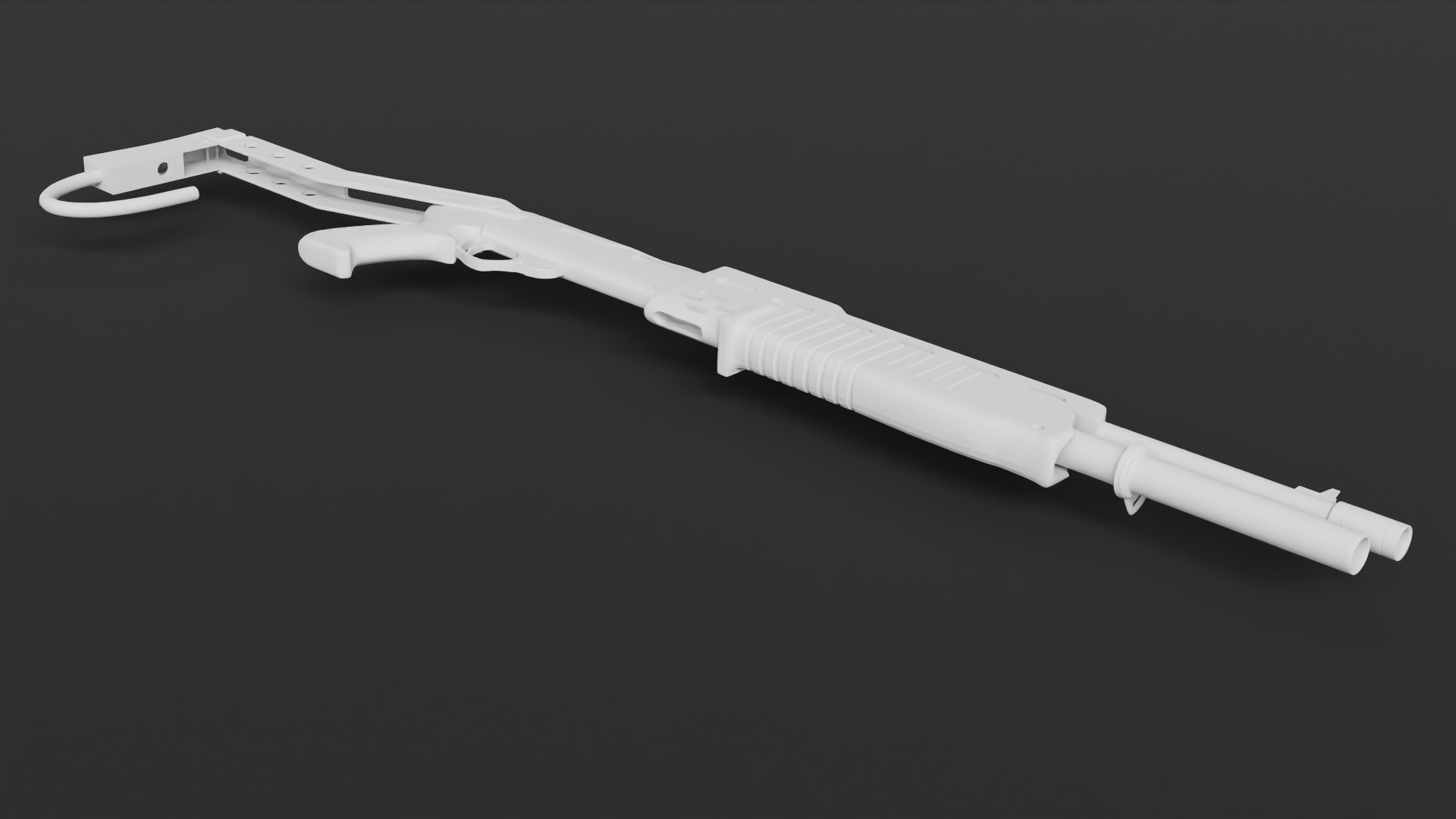 Sub-D Model Spas-12 No Textures 3D model_12