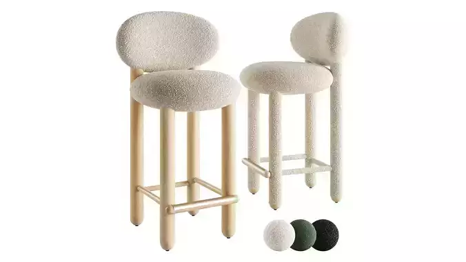 Flock Bar Chairs by NOOM