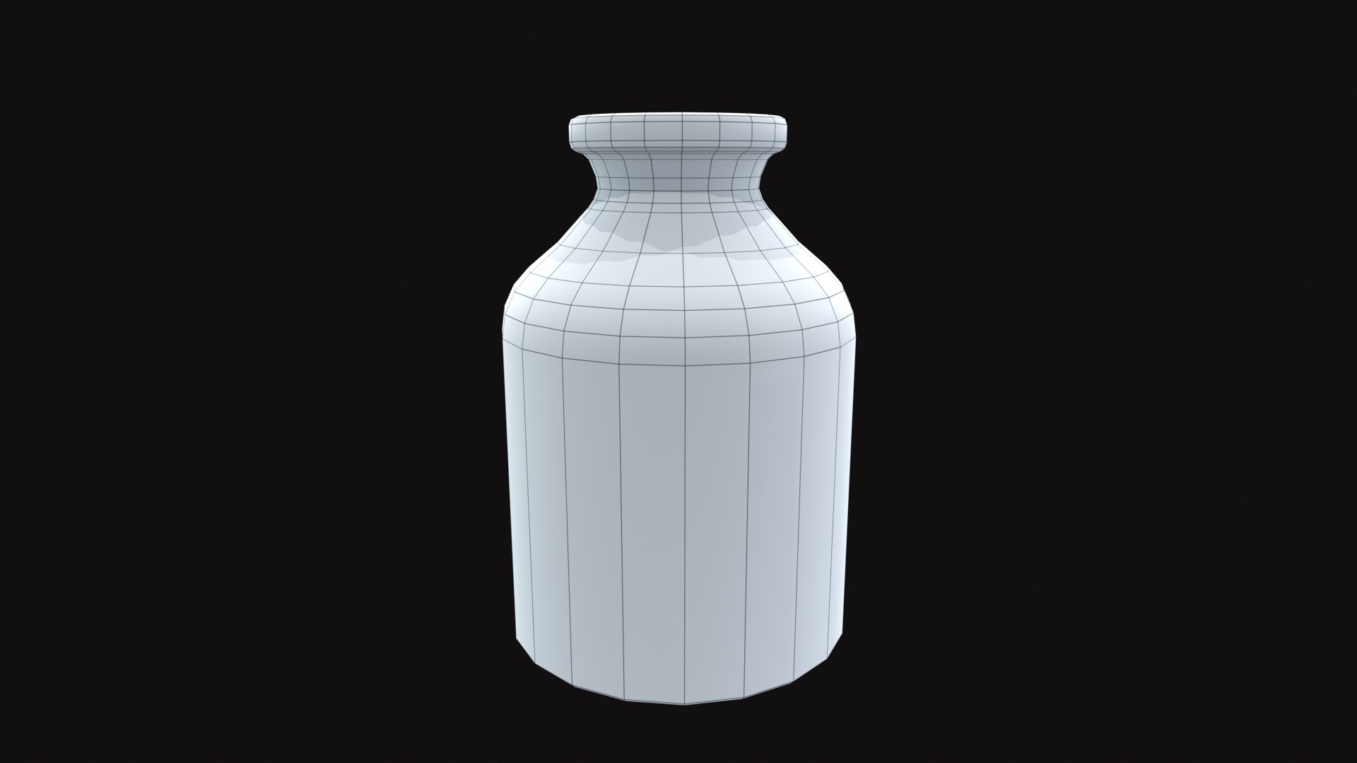 Medieval Jar V03 Low-poly 3D model_10