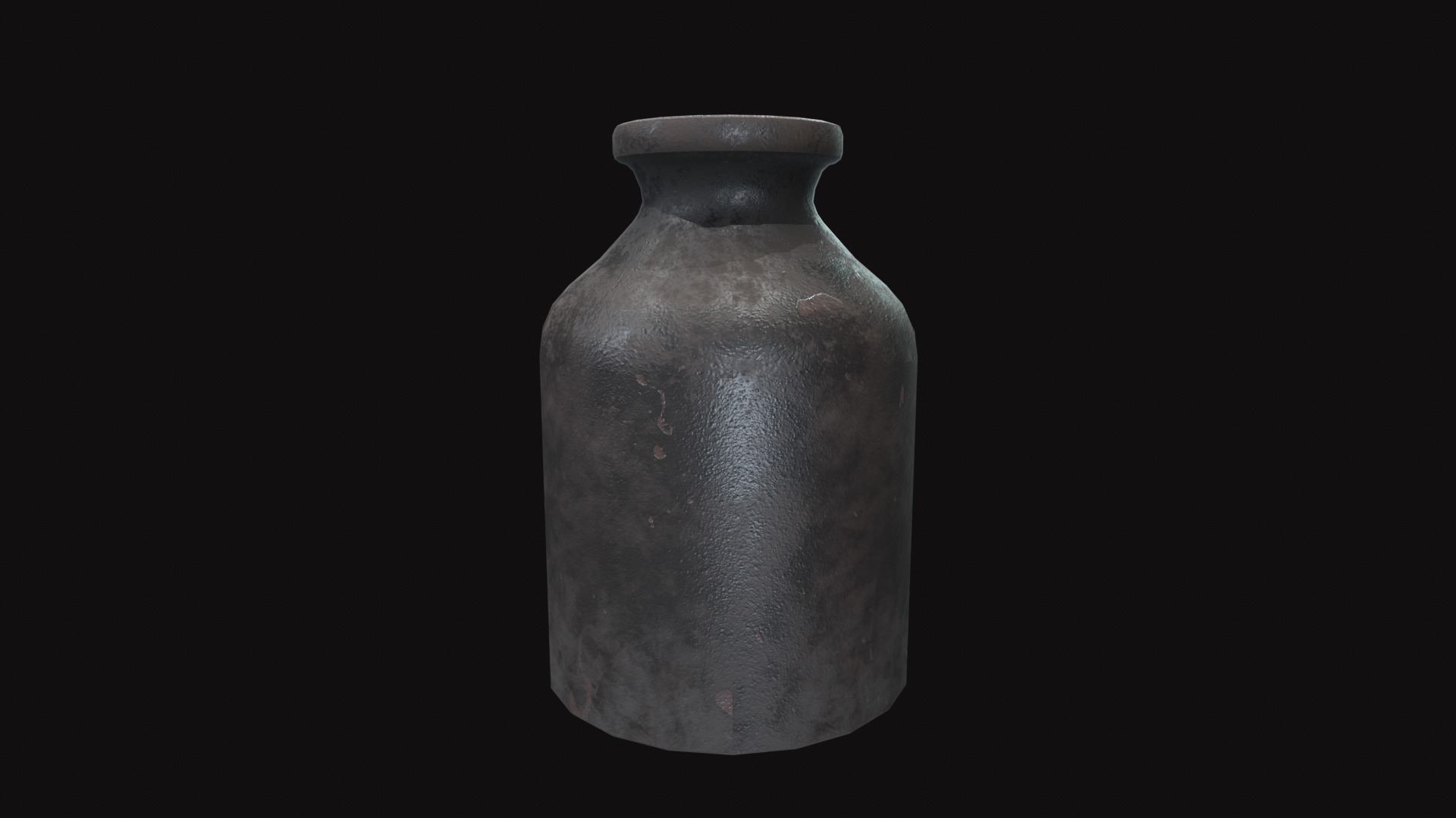 Medieval Jar V03 Low-poly 3D model_7