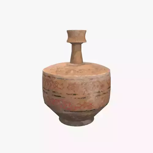 Medieval Painted Jug