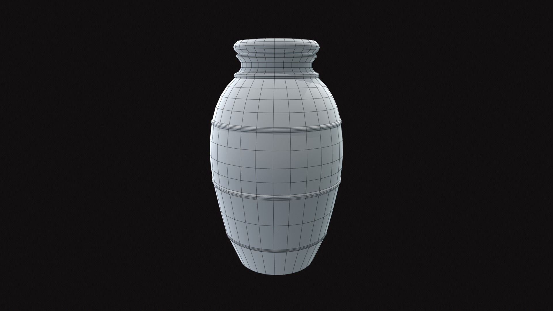 Medieval Pottery Low-poly 3D model_10