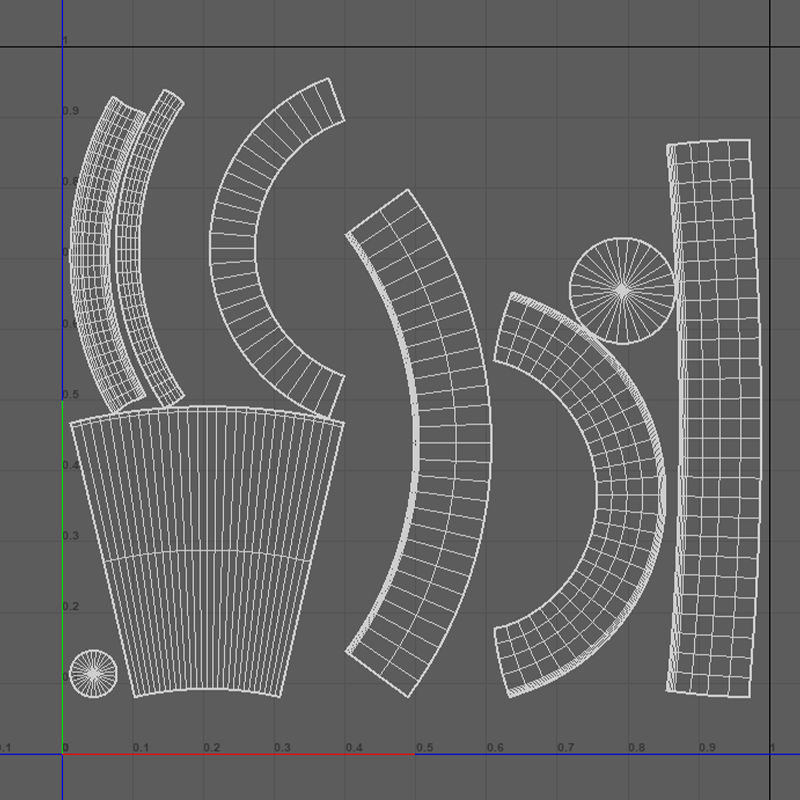 Medieval Pottery Low-poly 3D model_11