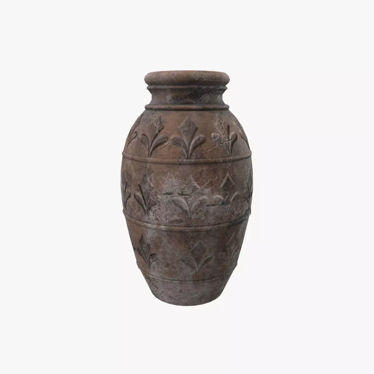 Medieval Pottery Low-poly 3D model_0