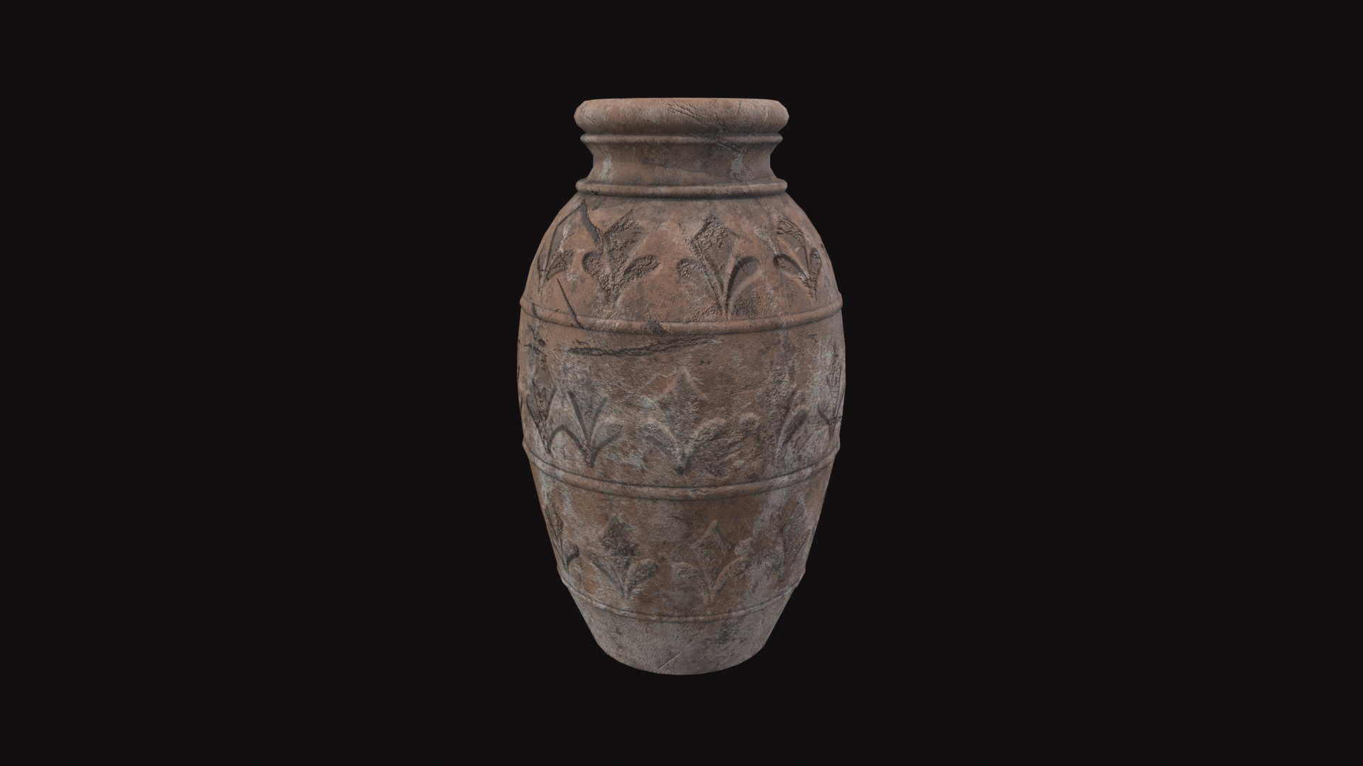 Medieval Pottery Low-poly 3D model_6
