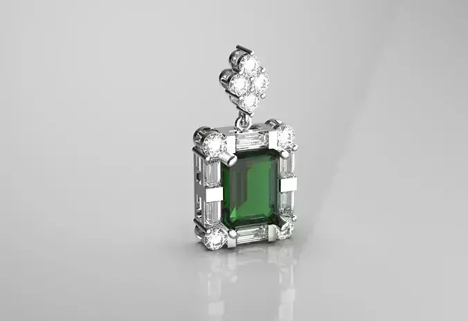 emerald jewellery pendant jp0146