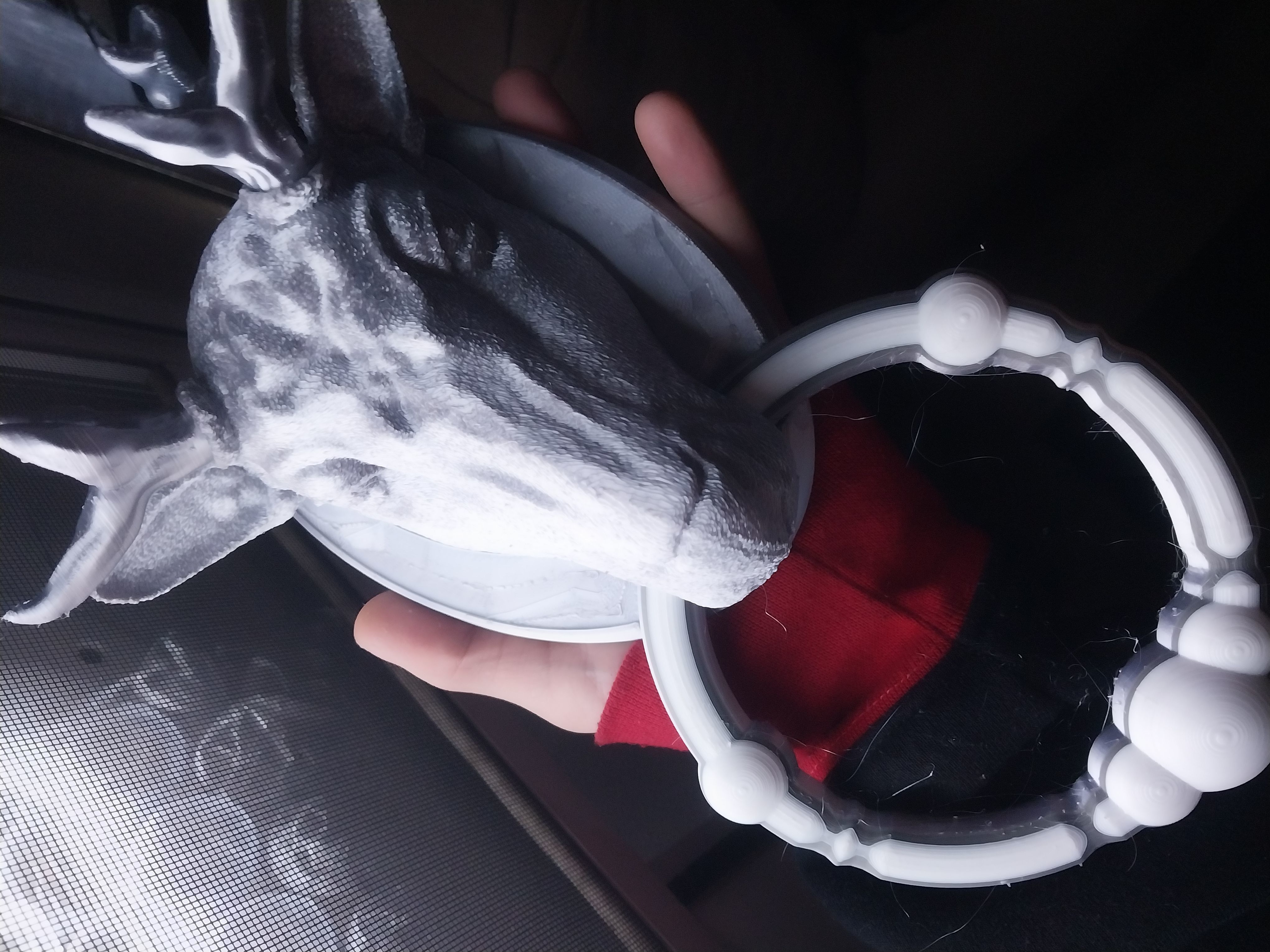 Deer Reindeer heads  knocker 3D print model_1