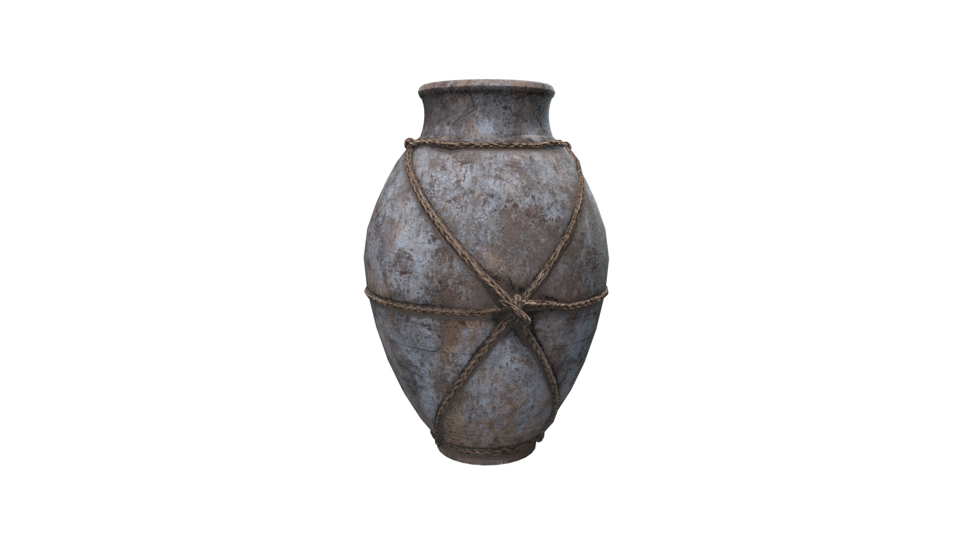 Terracotta Vase Low-poly 3D model_9