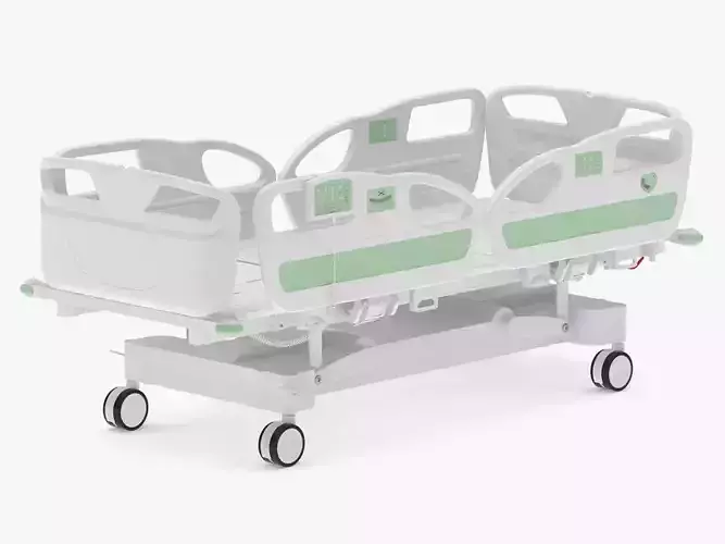 Medical ICU BED 3D model