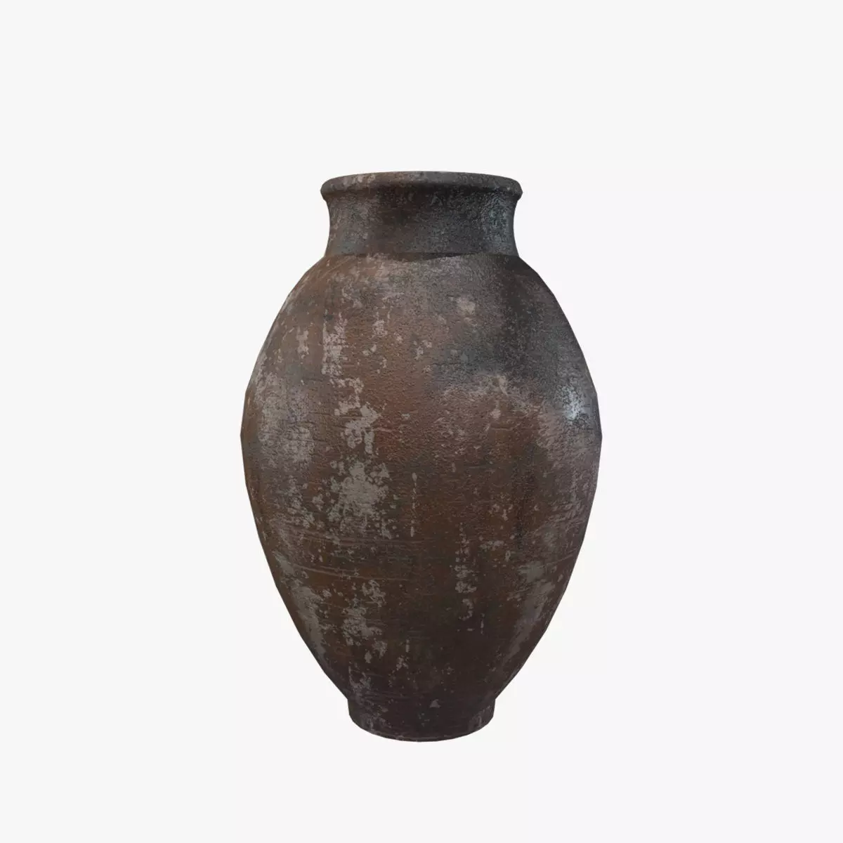 Terracotta Vase V03 Low-poly 3D model_0