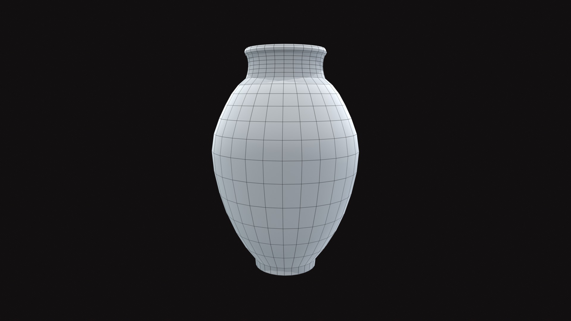Terracotta Vase V03 Low-poly 3D model_10