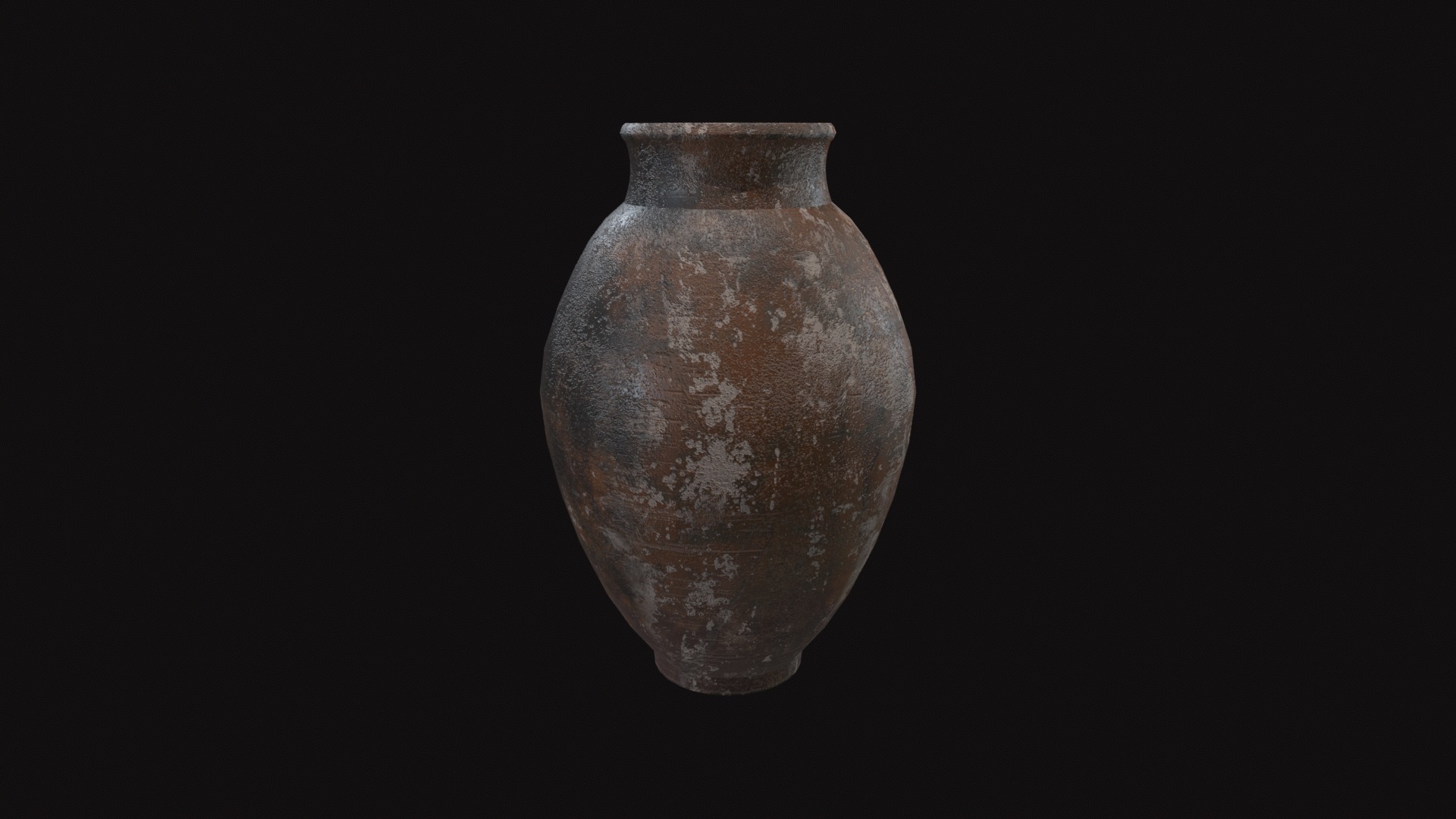 Terracotta Vase V03 Low-poly 3D model_3