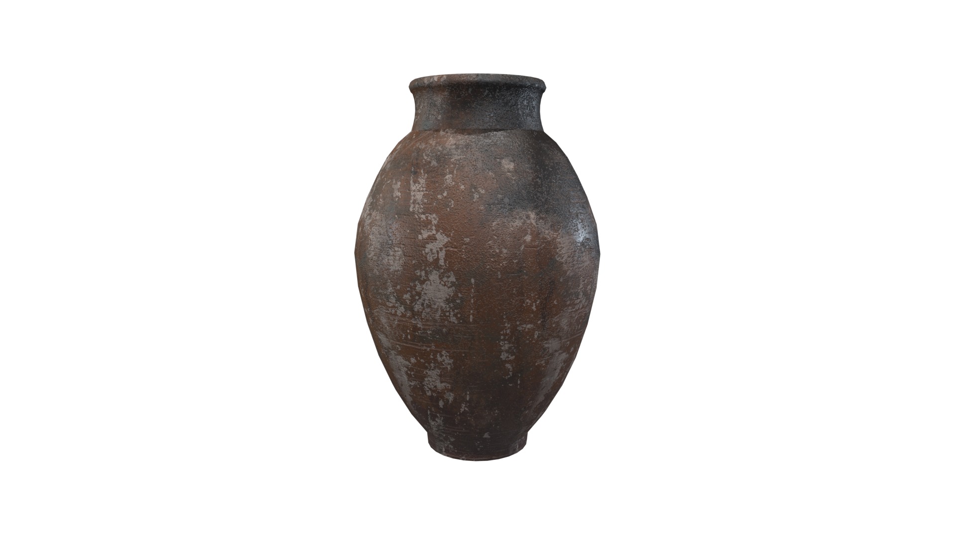Terracotta Vase V03 Low-poly 3D model_9