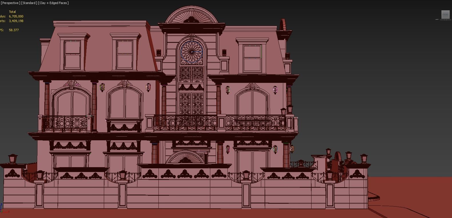 villa classic 3D model_21