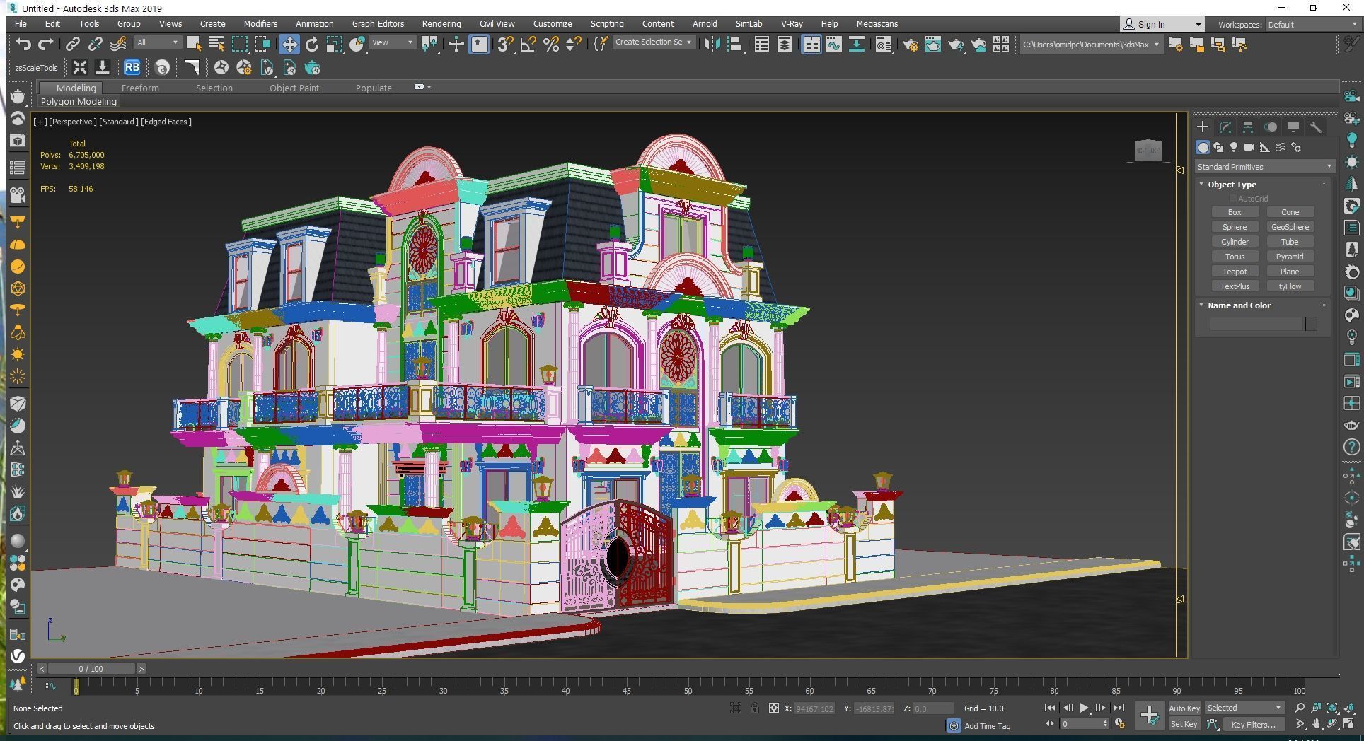 villa classic 3D model_17