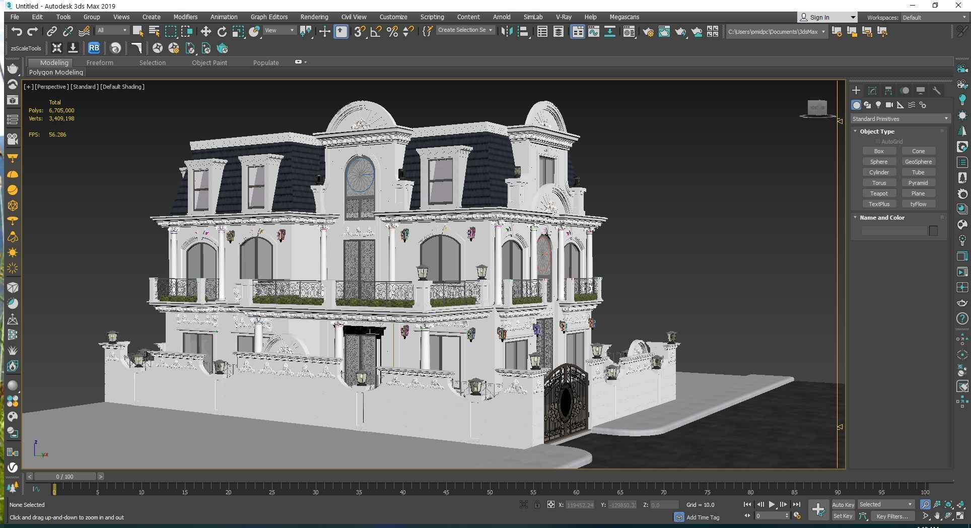 villa classic 3D model_25
