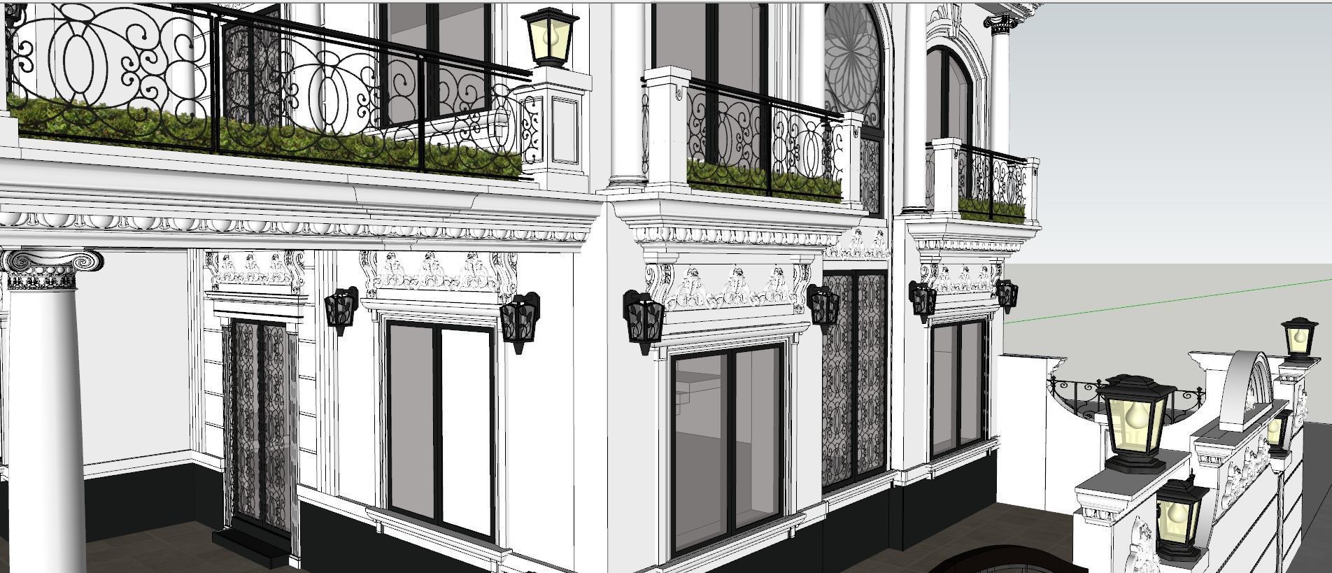 villa classic 3D model_16