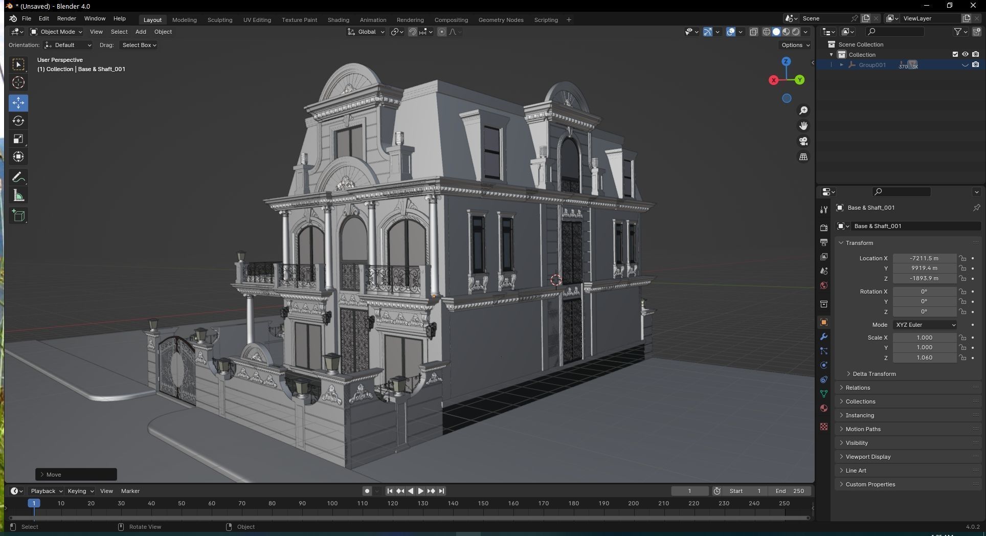 villa classic 3D model_31