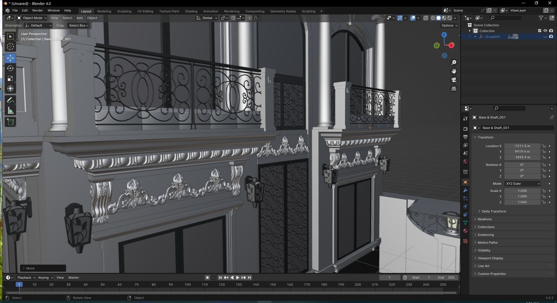 villa classic 3D model_29