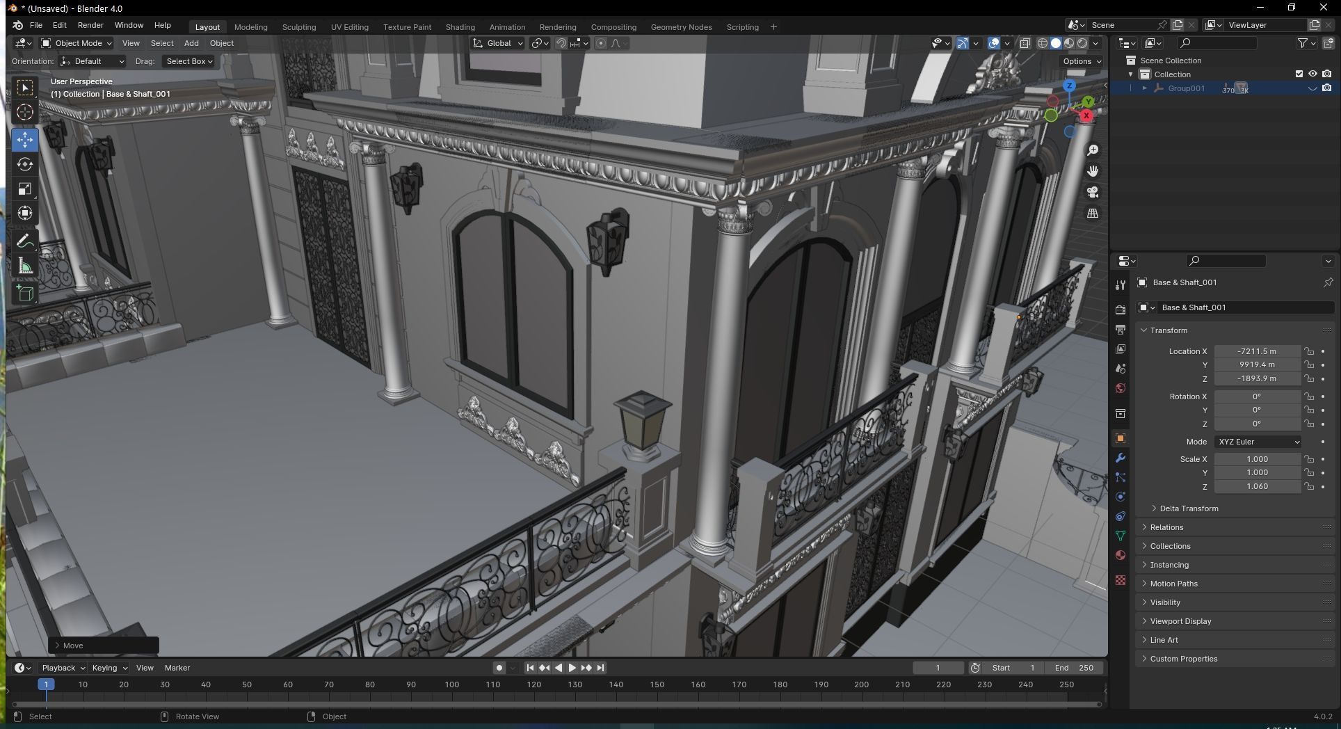 villa classic 3D model_33