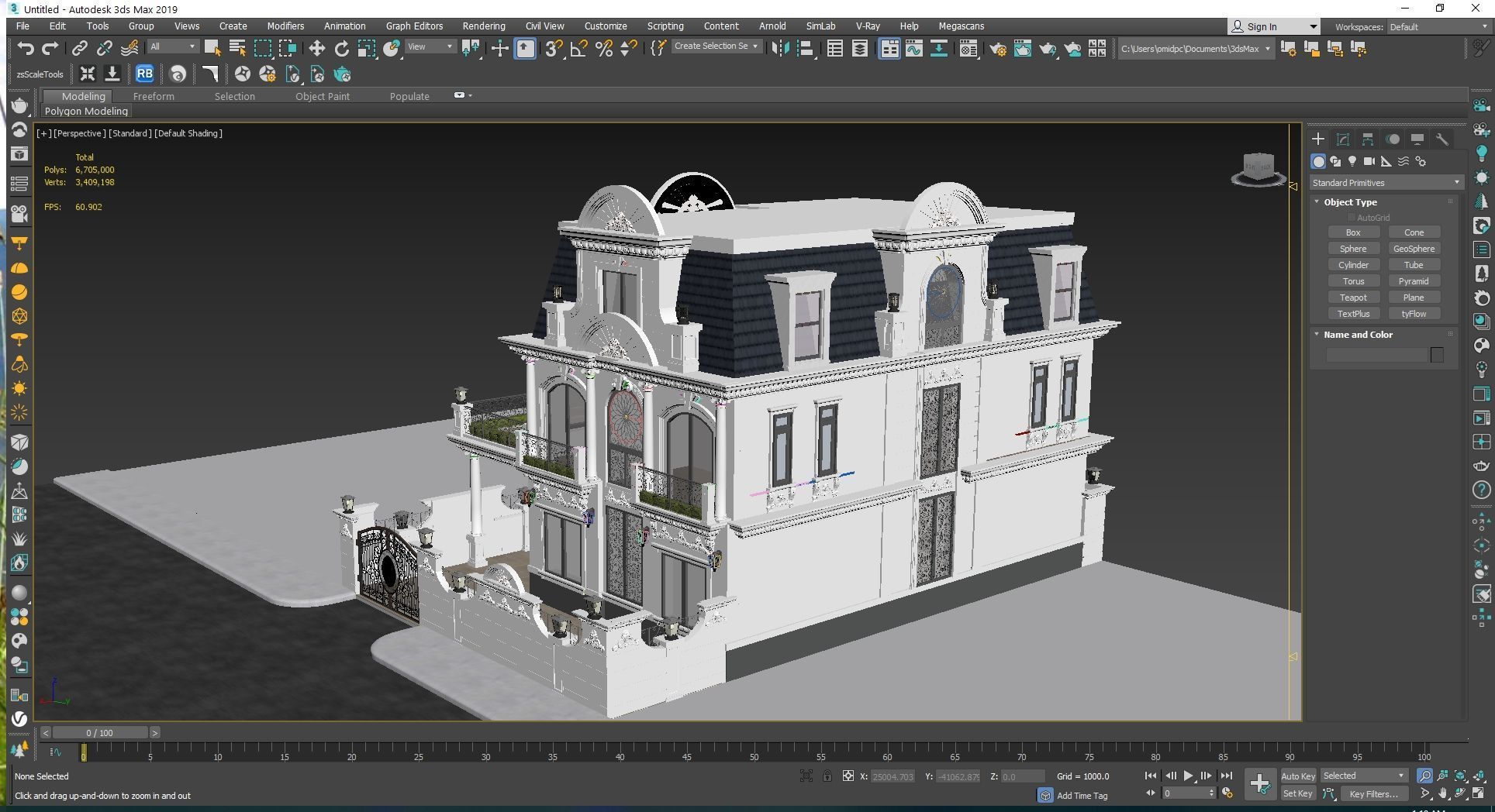villa classic 3D model_26