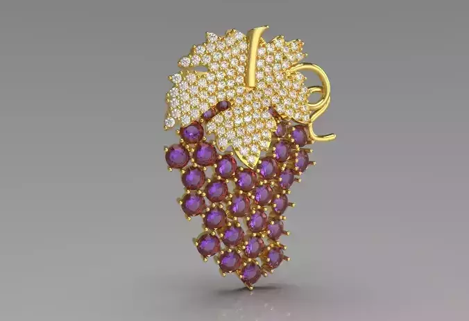 Grape jewelry pendant jp0232