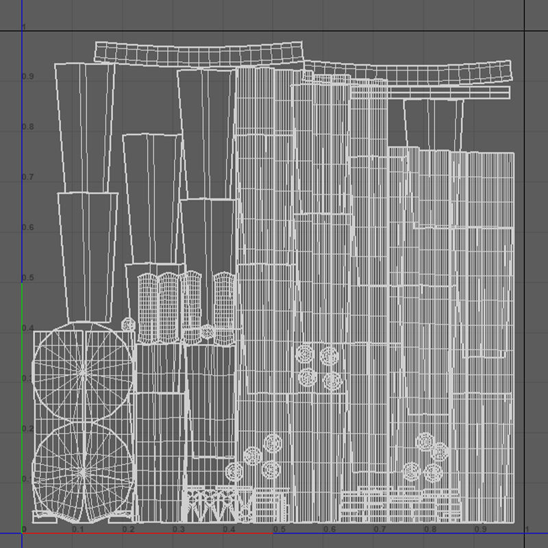 Medieval Bucket V03 Low-poly 3D model_11